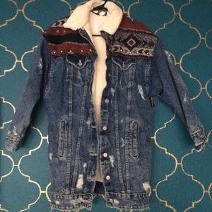 Distressed Jean Jacket